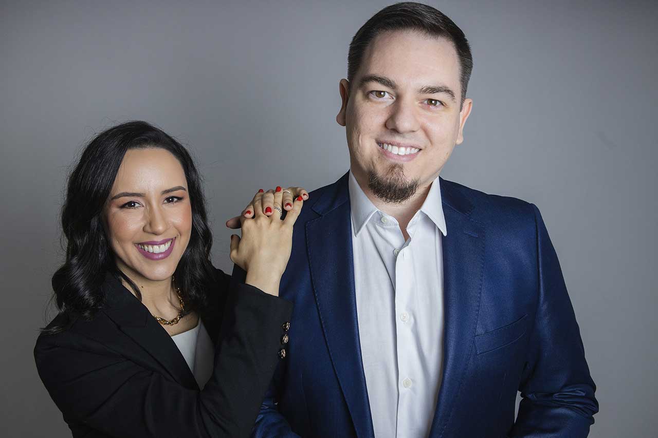 Rodrigo Cavalcanti e Vanesa Kutz